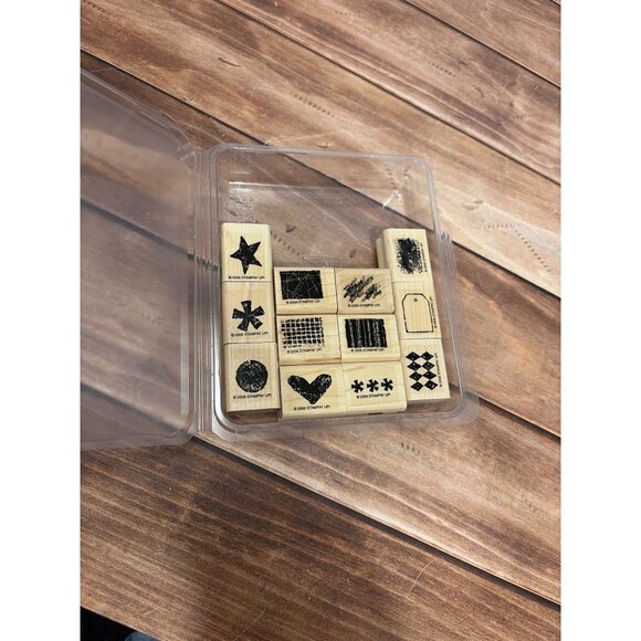 Stampin' Up! | Design | 206 Stampin Up A To Z Accents Wood Mounted ...